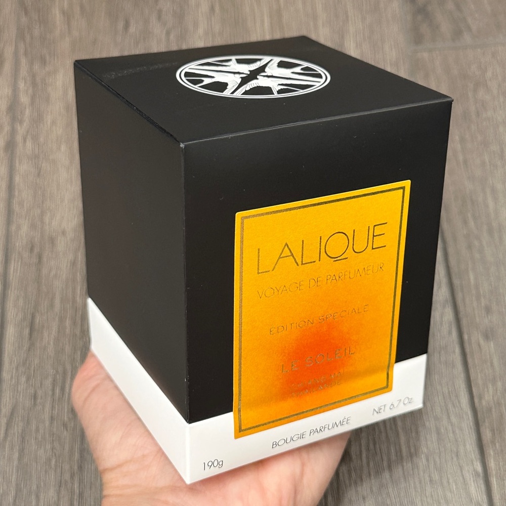 Lalique voyage de parfumeur special le soleil chiang mai Thailand Scented Candle
